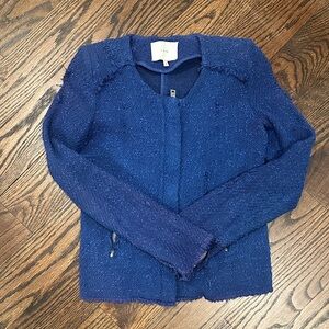 IRO Royal Blue Textured Blazer